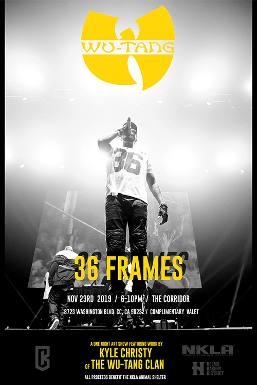 Wu-Tang Clan Art Show by Photographer Kyle Christy